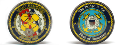 Customized Coast Guard Coins