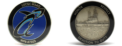 Customized Coast Guard Coins