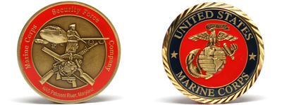 Challenge Marine Coins