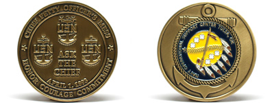 Customized Navy Coins