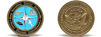 Challenge Navy Coins