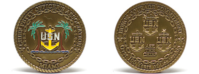 Challenge Navy Coins
