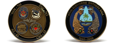 Challenge Navy Coins