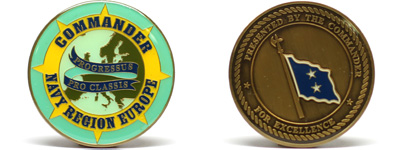Challenge Navy Coins
